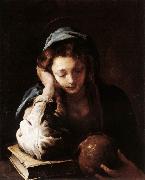 FETI, Domenico The Repentant St Mary Magdalene dfr oil painting artist